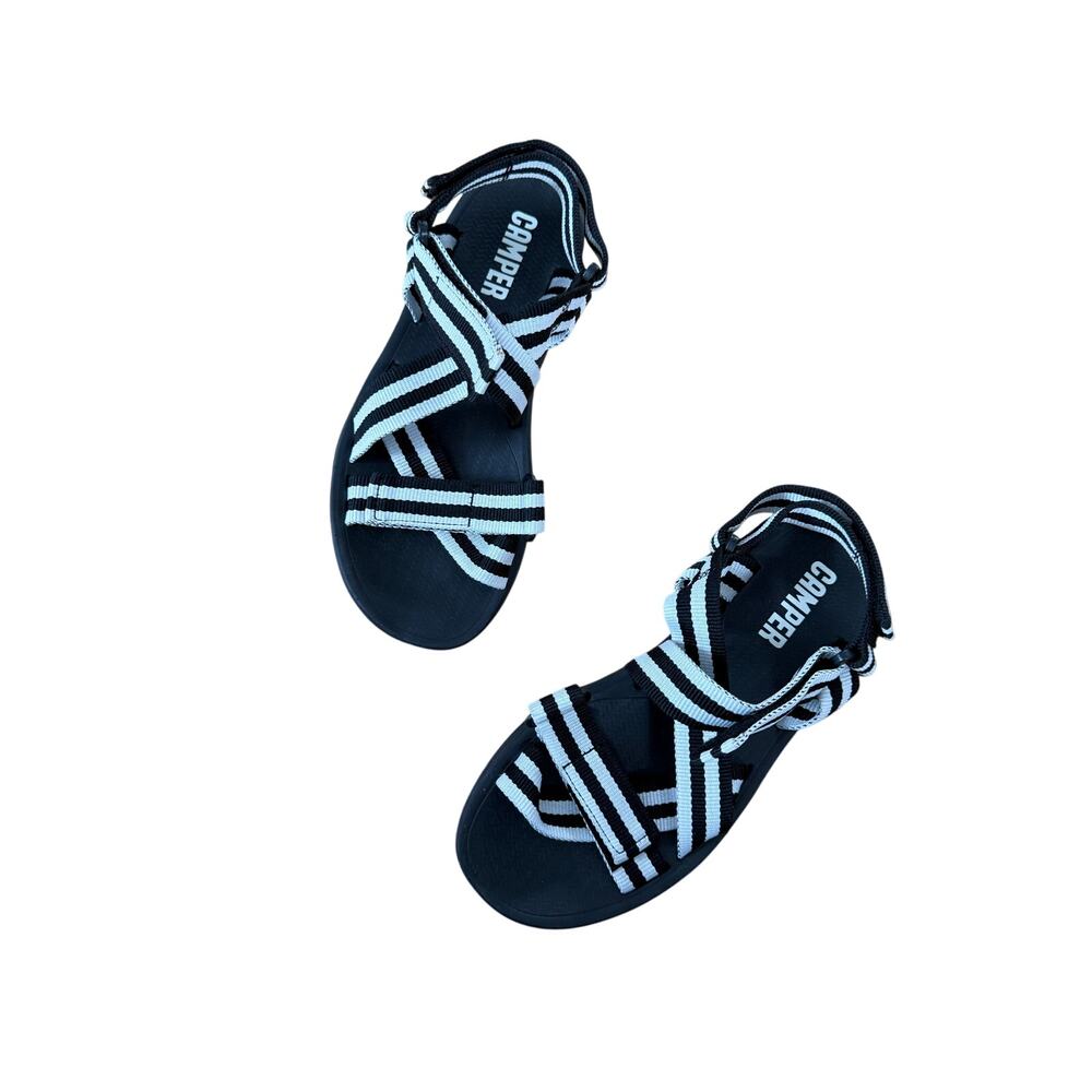Camper Match sandals in‎ black and white